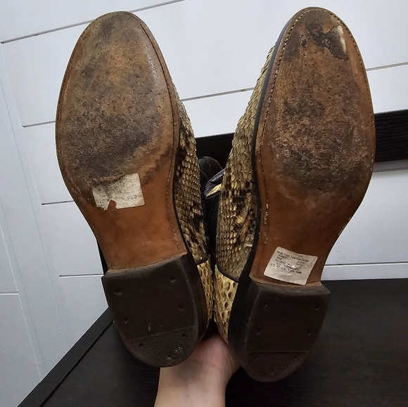 Rivers cowboy python boots size 8 - Picture 13 of 14